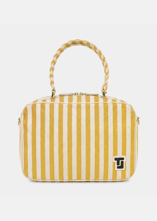 Solal bag yellow with stripes Mimosa TARA JARMON