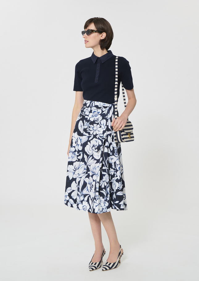 Polo Tim midnight blue cotton Night TARA JARMON