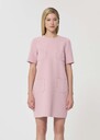 Richy Dress pale pink double canvas Blush TARA JARMON