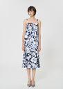 Rosabella dress midnight blue floral print cotton Night TARA JARMON