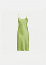 Reane dress green satin Anis, Horizon TARA JARMON