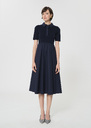 Rio Dress midnight blue cotton Night TARA JARMON
