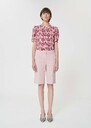 Sasha Shorts pale pink textured wool Blush TARA JARMON
