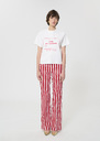 Tarabow T-shirt white printed cotton White TARA JARMON