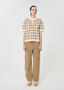 Polo Tomaso beige jacquard Miel TARA JARMON