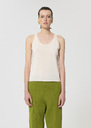 Tabatha Tank Top ecru cotton Horizon, Off-white, Pomme TARA JARMON