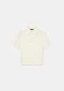 Top Tonino ecru in fluid crepe Off-white TARA JARMON