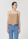 Top Tazzio beige poplin Horizon, Miel TARA JARMON