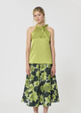 Top Tierri satin green Anis, Horizon TARA JARMON