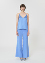Top Tamara sky blue satin Anis, Horizon TARA JARMON