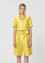 Violette Jacket yellow duchess satin Mimosa TARA JARMON