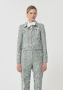 Vasco jacket Dark green Prince of Wales check Vert anglais TARA JARMON