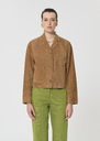 Varso Jacket beige suede Miel TARA JARMON