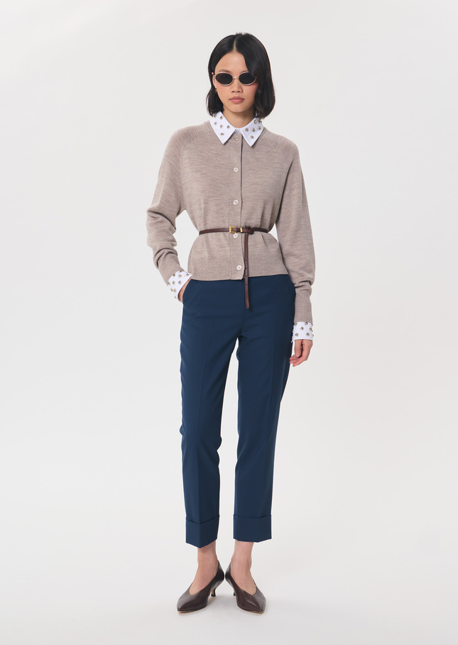 Giulia vest hazelnut Nut brown TARA JARMON