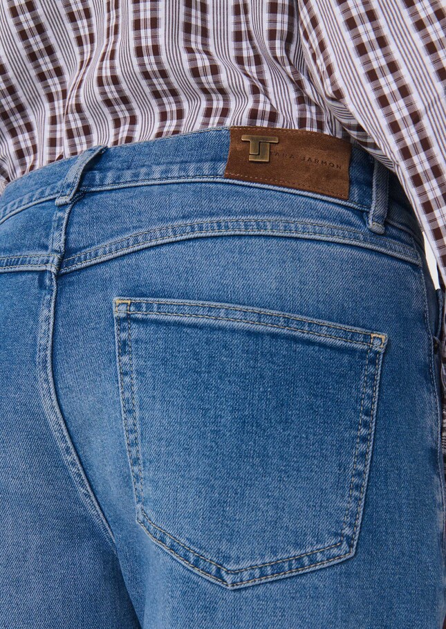Joseph Jeans straight blue faded denim Denim TARA JARMON