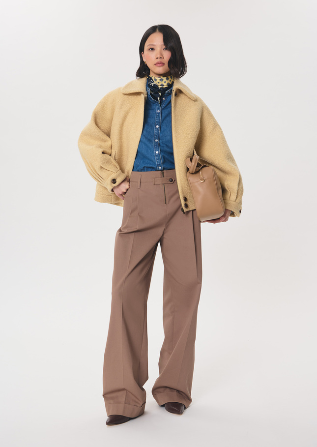 Perina trousers large caramel belted Caramel TARA JARMON
