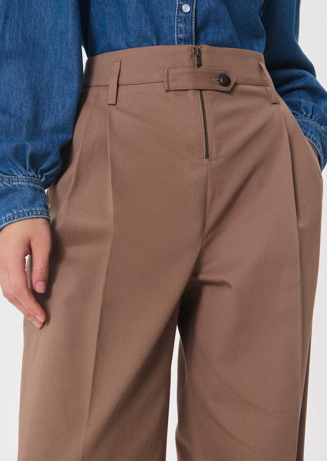 Perina trousers large caramel belted Caramel TARA JARMON