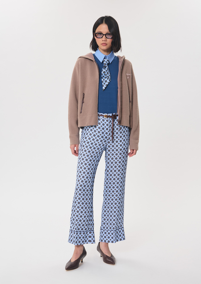Pierre's Pants printed right light blue cloud Cloud TARA JARMON