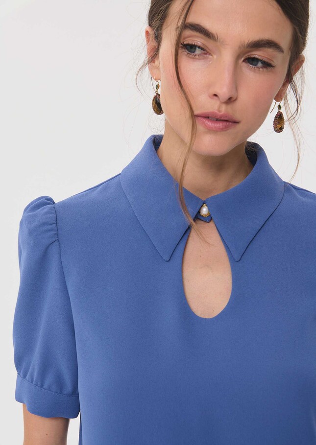 Top Thimotée drop-neck denim Denim TARA JARMON