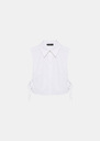 Alex Chest Protector white shirt collar White TARA JARMON
