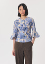 Calisto Shirt ecru floral print Off-white TARA JARMON