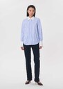 Clark Shirt sky blue and white striped Blue, White TARA JARMON