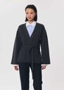 Gaya Vest to tie Gray grey, Night TARA JARMON