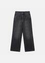 Juliano Jeans slim black pants with gold studs Charcoal TARA JARMON