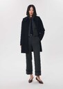 Marie's Coat night with patch pockets Night, Pourpre TARA JARMON