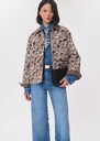 Marcus Coat ecru floral print Off-white TARA JARMON