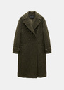Marcelle coat long khaki double-breasted Khaki, Night TARA JARMON