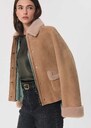 Marthy Coat in sheepskin Caramel TARA JARMON