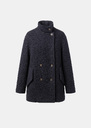 Mathis Coat short midnight blue crossover Night TARA JARMON
