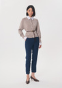 Philippa trousers navy blue straight cut Denim, Grey, Night TARA JARMON