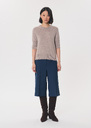Paoline sweater hazelnut short-sleeved Céladon, Denim, Nut brown, Purple TARA JARMON