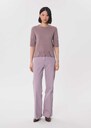 Paoline sweater short-sleeved purple Céladon, Denim, Nut brown, Purple TARA JARMON
