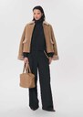 Palina Sweater heather grey with a high collar Gray grey, Mûre, Thym TARA JARMON