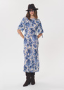 Rimina dress long blue floral print Off-white TARA JARMON