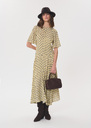 Risha dress long vanilla polka dot print Vanilla TARA JARMON