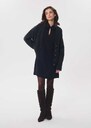 Roline Dress short navy blue dress with a bib front Black, Mûre, Night TARA JARMON