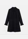 Roline Dress short black dress with contrasting bib Black, Mûre, Night TARA JARMON