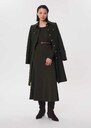 Roselene Knit Dress khaki ribbed mid-length long-sleeved top Black, Khaki TARA JARMON