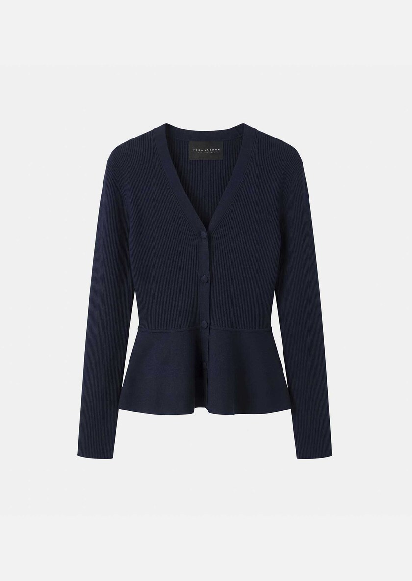 Gisela vest midnight blue fitted Night TARA JARMON