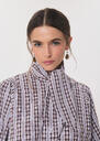 Calyce Shirt Tonka checkered lavallière Tonka TARA JARMON