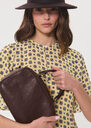 Salomé bag carried by hand Tonka TARA JARMON