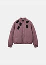Bérénice jacket embroidered purple Pourpre TARA JARMON