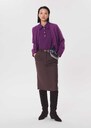 Giuliana vest lilac with patch pockets Gray grey, Mûre, Thym TARA JARMON