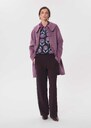 Marie's Coat purple with patch pockets Night, Pourpre TARA JARMON
