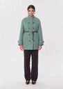 Maurice Coat celadon green Céladon, Purple TARA JARMON