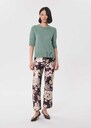 Paoline sweater short sleeves Céladon, Denim, Nut brown, Purple TARA JARMON